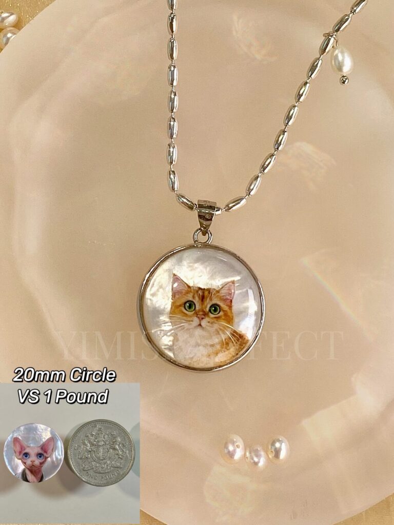 Yimi’s Pawfect Customize Handpainted Pet Portrait Jewelry