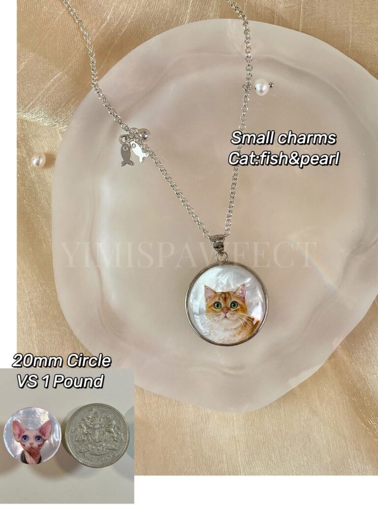 Yimi’s Pawfect Customize Handpainted Pet Portrait Jewelry