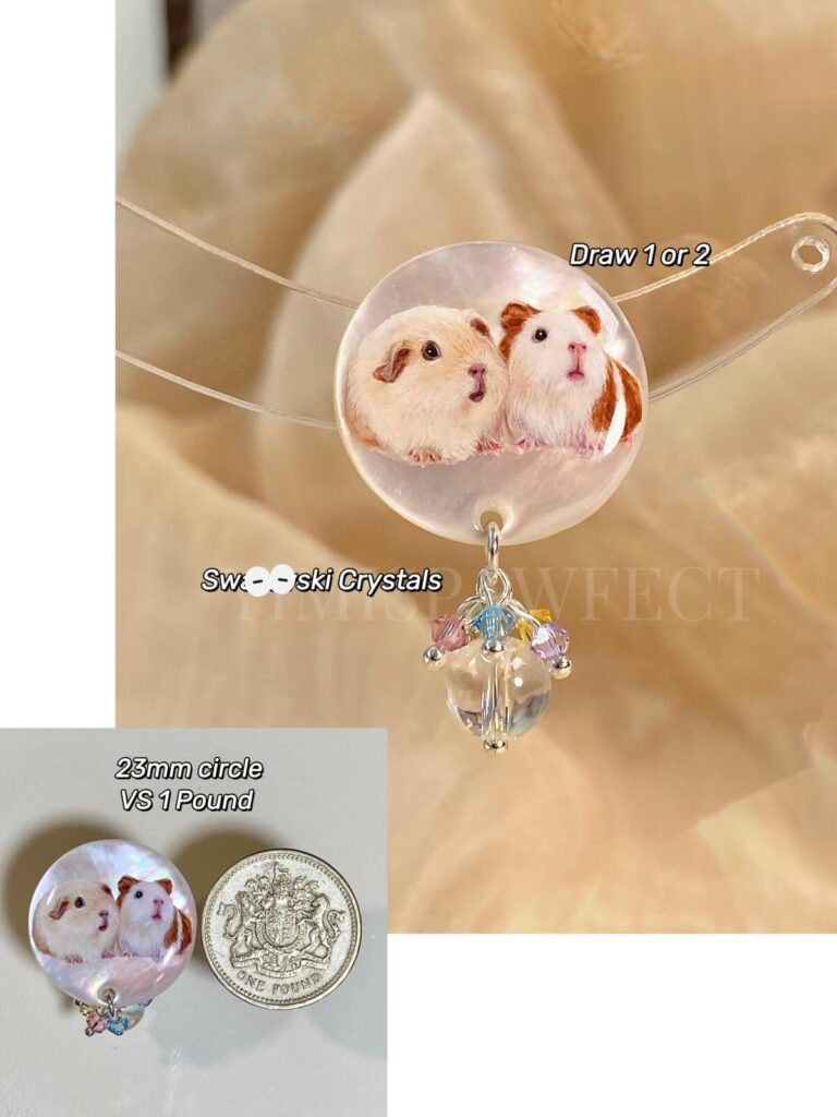 Yimi's Pawfect 定制手绘宠物肖像首饰