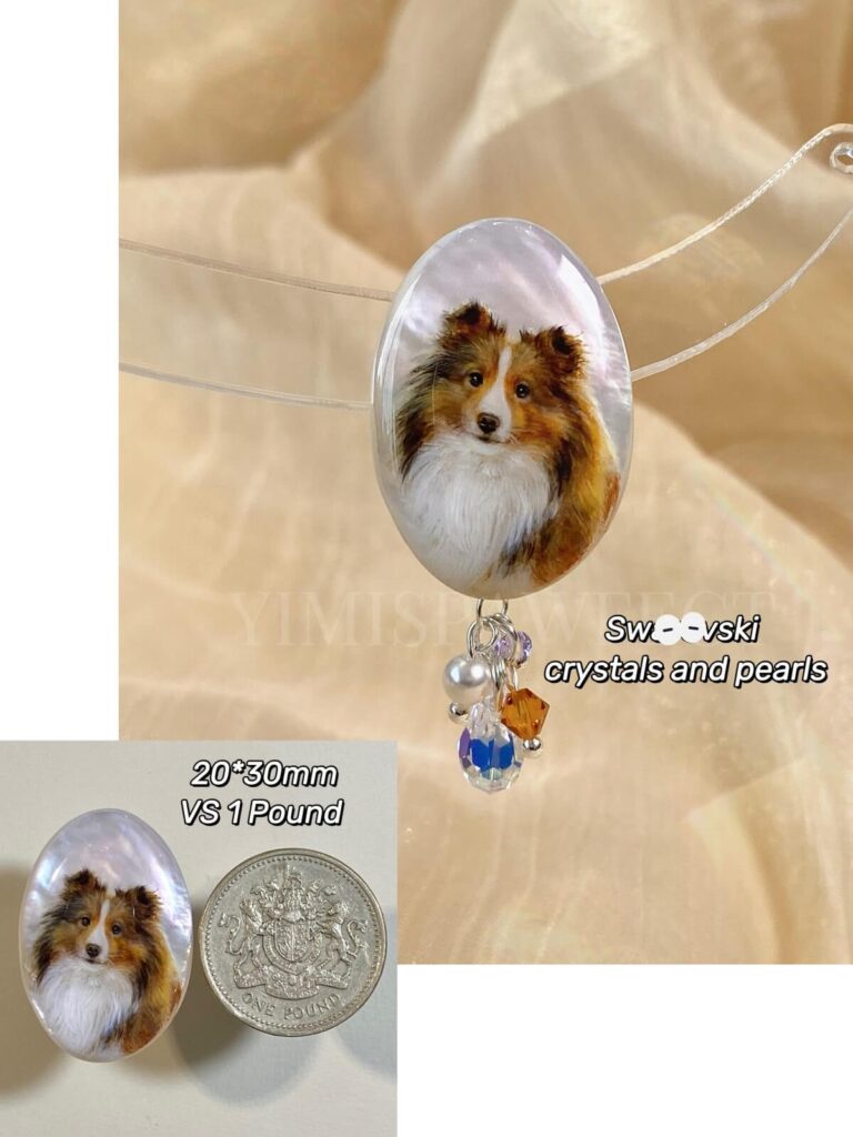 Yimi’s Pawfect Customize Handpainted Pet Portrait Jewelry