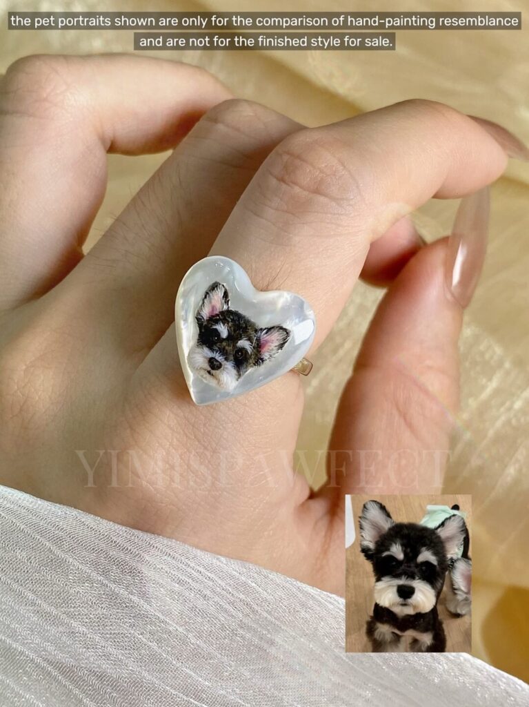 Yimi’s Pawfect Customize Handpainted Pet Portrait Jewelry
