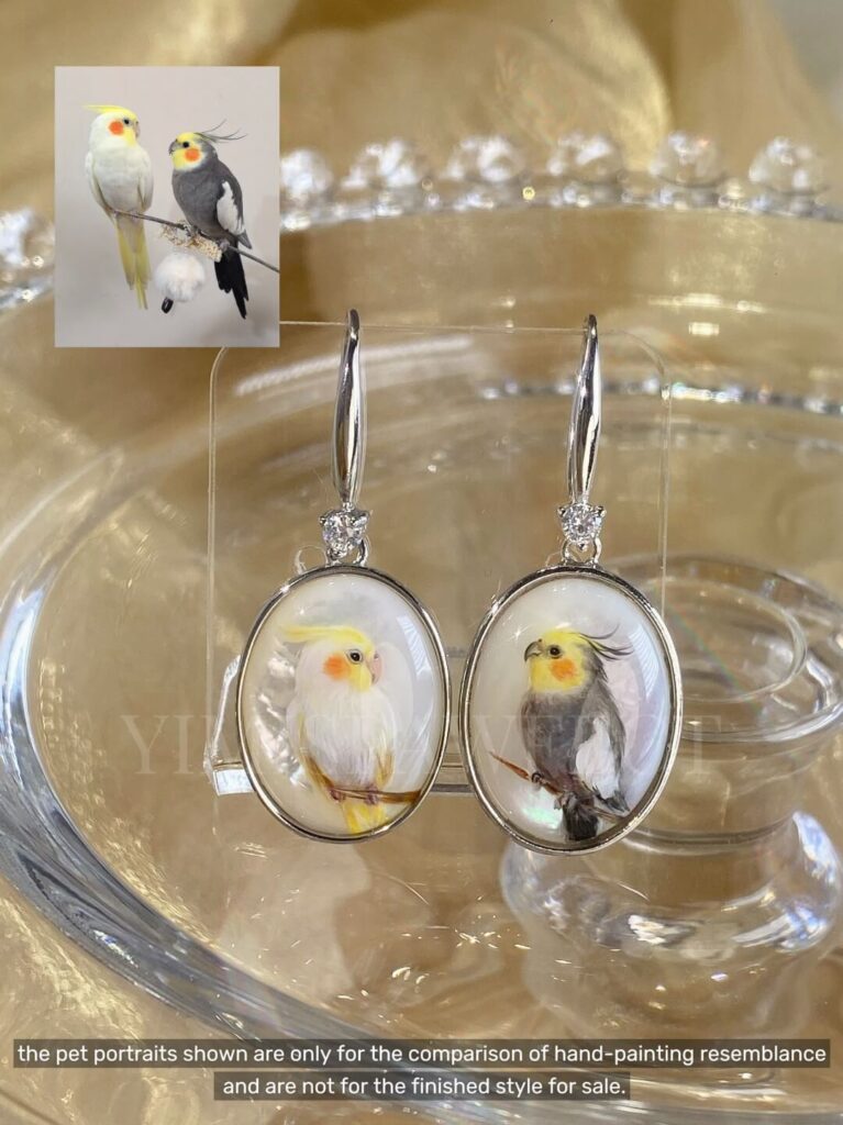 Yimi’s Pawfect Customize Handpainted Pet Portrait Jewelry