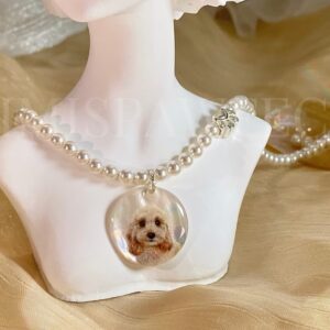 Custom Handpainted Pet Portrait Jewelry by Yimi's Pawfect