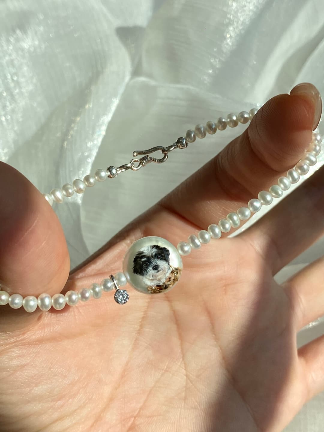 Hand-Painted Pearl | Bracelet B09 - Image 2