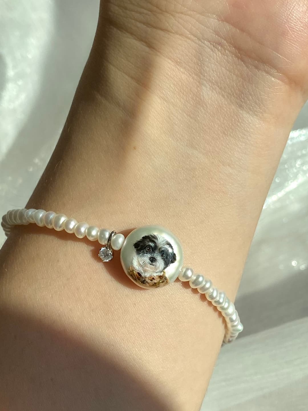 Hand-Painted Pearl | Bracelet B09 - Image 3